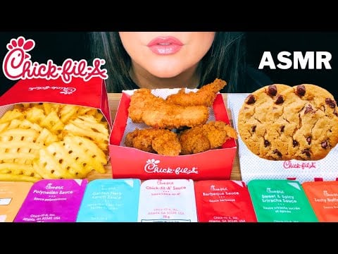 ASMR CHICK-FIL-A MUKBANG | EATING SOUNDS