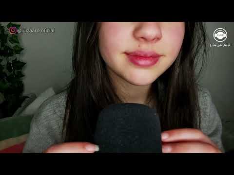 ASMR PINCEL NA TELA / HANDS MOVIMENTS / CÂMERA TOUCHING / VOZ SUAVE ( Sono GARANTIDO ! )  Luiza Aro