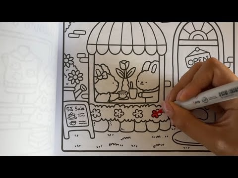 ASMR Español: Coloreando con marcadores