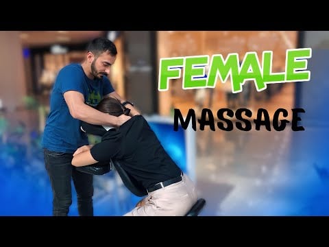 ASMR FEMALE MASSAGE - NECK + SHOULDER + ARM (BY YAKUP)