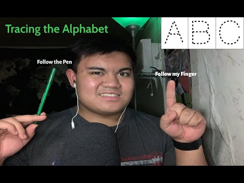 ASMR Follow My Instructions For Sleep Tracing The Alphabet