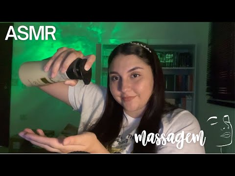 ASMR - MASSAGEM FACIAL SUPER RELAXANTE sons de creme