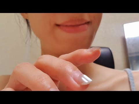 ASMR 1hr+ Tickling Camera Lens Tapping 💅💜 nail on nail, touching, repetitive anticipatory tickle