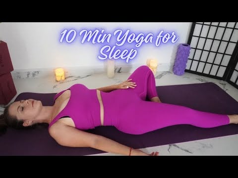 10 Minute Bedtime Yoga for Better Sleep | Relaxing Night Routine