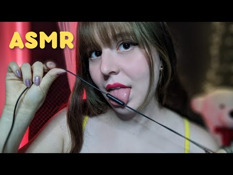 ASMR SONS DE BOCA INTENSOS COM MICROFONE DENTRO DA BOCA 💤