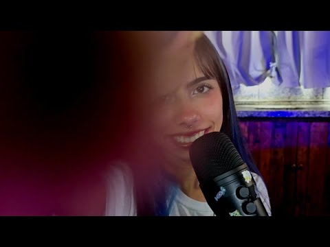 ASMR DURMA COM SONS DE BOCA SECOS E PINCEL NA TELA (piscadinha, tic tic)
