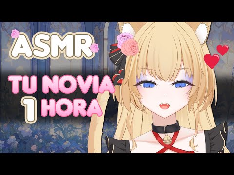 HOY SERÉ TU NOVIA durante 1 HORA 💗 Roleplay ASMR Novia, Susurros suaves con Vtuber [ESPAÑOL]