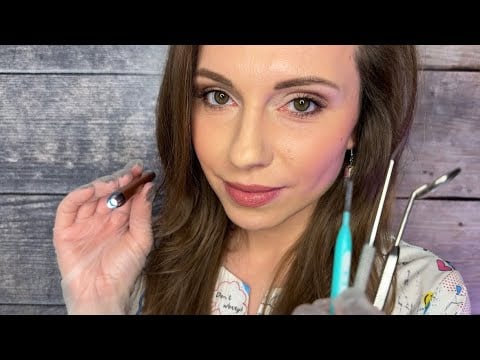 АСМР Стоматолог • Осмотр и Отбеливание Зубов • (1 часть с Осмотром) • ASMR Doctor