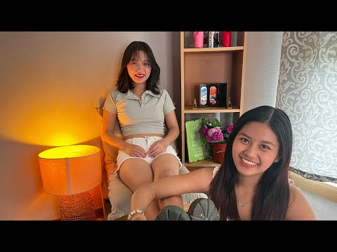 Shoe and Socks Foot ASMR Tickle with ASIAN BABE ASMR😁😍