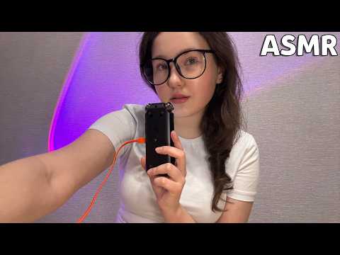 ASMR Close Up Tascam Mouth Sounds (wet & dry, ear to ear, inaudible whispers, kisses, purring)
