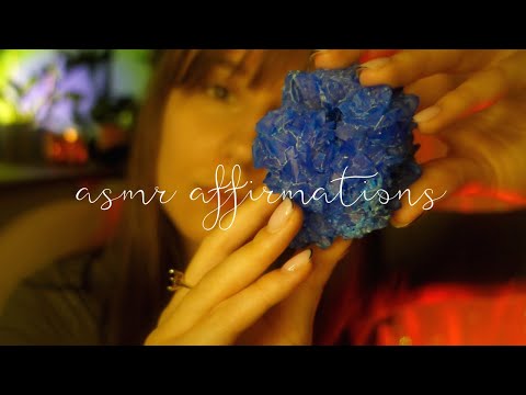 ASMR po polsku 🌙 kryształowe afirmacje do snu 🌟 (bliski szept, misa tybetańska)