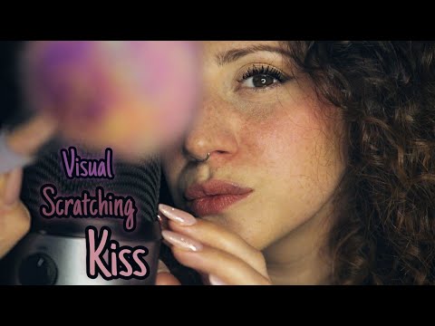 ASMR ita •💋 BACI, Scratching microfono, Tongue clicking, Hands Movements, Brushing💕+ HEY HAPPINESS💍