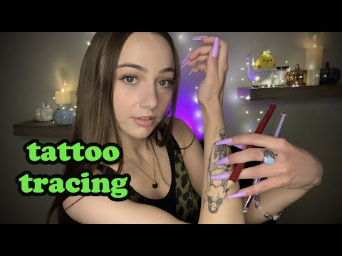 ASMR ♡🌼 Tattoo Tour & Storytime 🌼♡