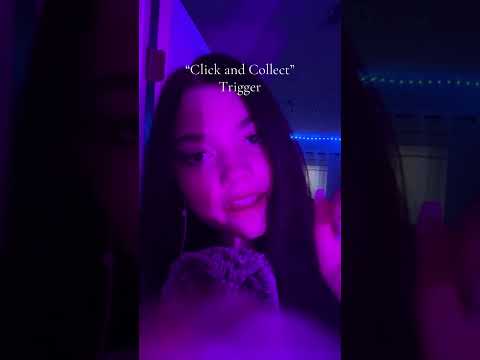 Repeating “Click and Collect” ASMR Trigger #tingles #asmrlive #relax #triggersforsleep #visualtingle