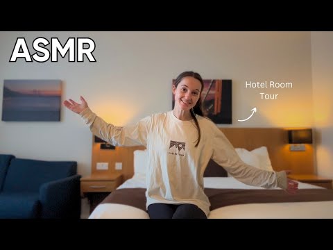 ASMR Relaxing Hotel Room Tour (Soft Spoken)