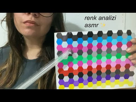 renk analizi roleplay asmr (türkçe asmr) sana uygun renkleri buluyoruz