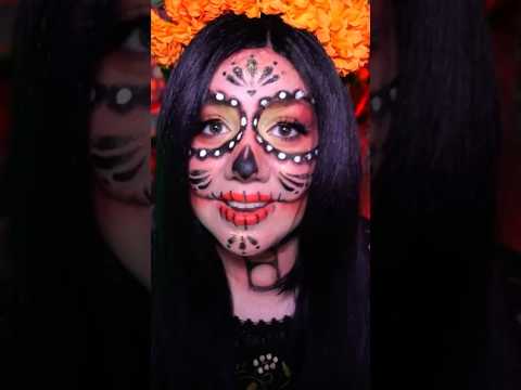 Catrina Mexican Theme Makeup #asmr #halloween