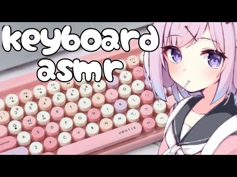 [ASMR] Relaxing Keyboard Tapping ⌨️💤 (typing and clicking sounds)