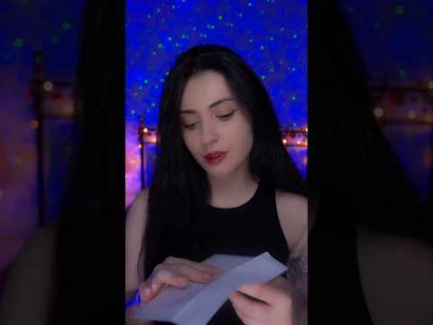 Leo tu carta 💌 #asmr #asmrvideo #asmrsounds #relax #reading #love #calm #shorts