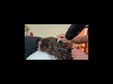 Relaxing ASMR hair brushing #asmr #relax #asmrforsleep #notalkingasmr