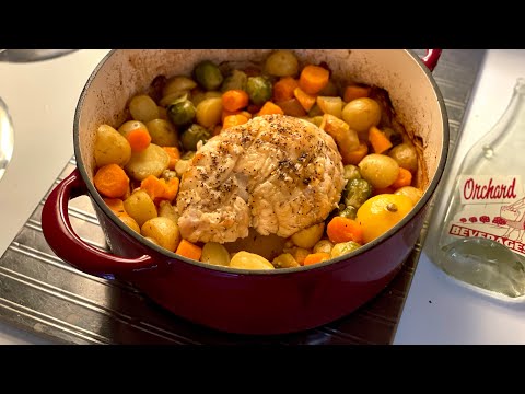 Soft-Spoken ASMR Cooking ~ Chopping Vegetables for a Turkey Roast