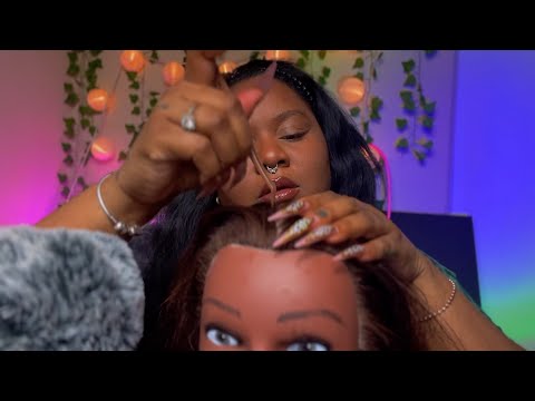 ASMR - Brain 🧠 TINGLING Scalp SCRATCHING | You will fall in a deep SLEEP at 0:57 💤 plucking 