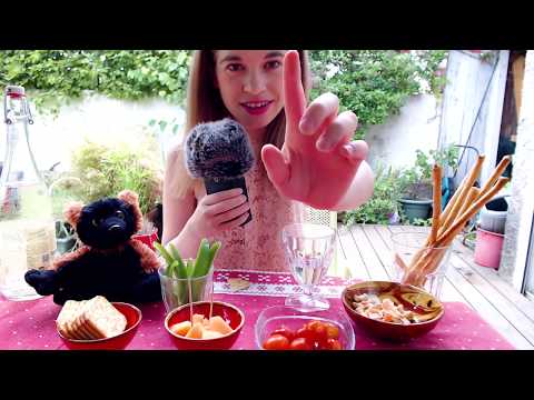 [ASMR français] Dégustation Apéro + Annonce FAQ - bruits de bouche, eating sounds