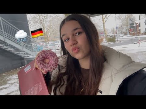 asmr vlog | 3 días conmigo en alemania 🇩🇪❄️ | especial 1000 suscriptores!!