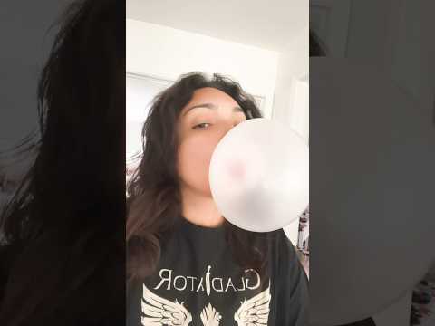 BUBBLE GUM ASMR | bubble blowing sounds #bubbling #sandsoftimeasmr