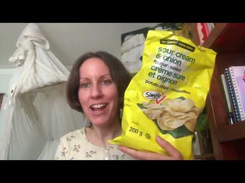 ASMR Whisper Eating Sounds Potato Chips Diet coke