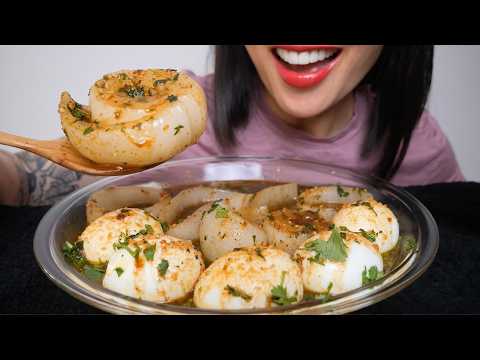 EGGS AND ONION BOIL (ASMR EATING SOUNDS) LIGHT WHISPERS | SAS-ASMR