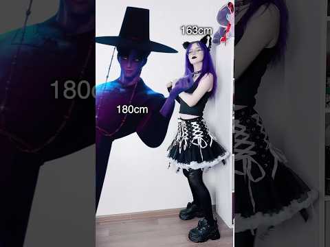 Kpop Demon Hunters height!💜 #kpopdemonhunters #huntrix #mira #rumi #zoey #cosplay #netflix