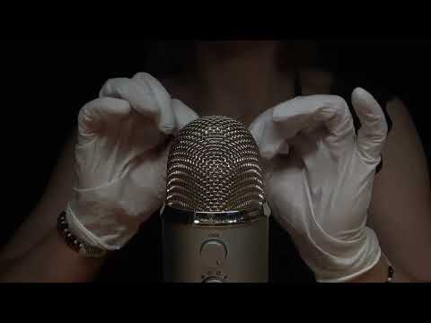 asmr intense glove sounds + mic attention (no talking)