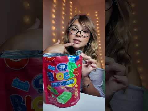 ⚠️mouth sounds⚠️ probando legos de caramelo #asmr #asmrmouthsounds #asmrcandy