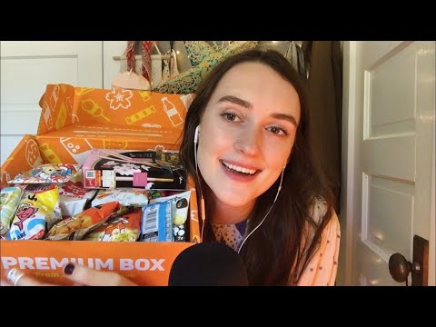 Trying Japanese Snacks. Whispered ASMR. TokyoTreat.