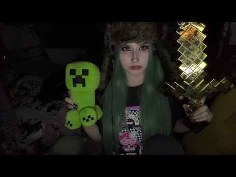 ASMR Weird Girl Shows You Her Collections