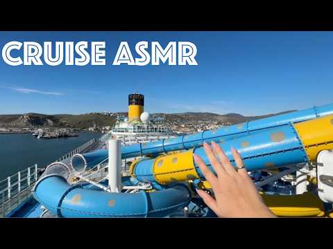 ASMR: Tapping Around a Cruise Ship 🛳️✨