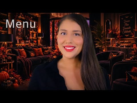 ASMR | Luxury Halloween Party Planner Menu (Fine Dining)