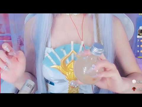 ASMR Hatsune Miku Cosplay 💙 Long Nails Relaxing Maid