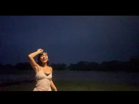Dancing in a thunderstorm at midnight!