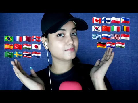 ASMR Whispering💕 in 30+ Different Languages