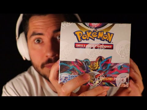 ASMR DISPLAY POKEMON ORIGINE PERDUS 1 heure pour 36 boosters