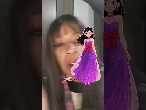 ASMR VESTIDO DA BONECA #shorts