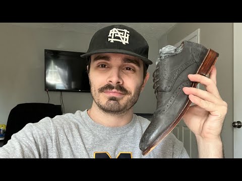 ASMR Dress Shoes Tapping and Scratching