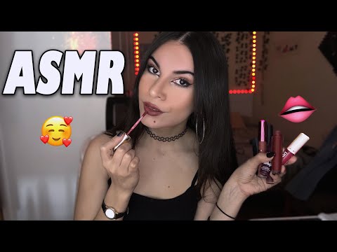 ASMR ENSEÑANDO MIS MAKEUPS | asmr español