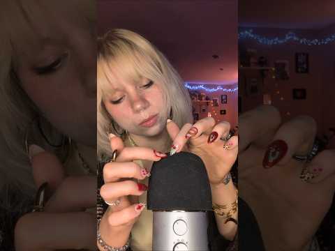 excuse my fuzzy mic uff #asmrmicscratching #asmr #asmrtriggers #asmrshorts