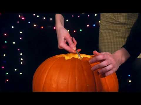 40 min ASMR Pumpkin Carving  ♥ [RECOVERED VIDEO]