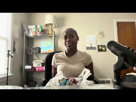 ASMR Packing Candy Bags + Gum Chewing NO TALKING