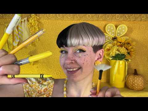 LIVING art! Yellow Edition 💛 Tingly Layered Sounds and Soft Spoken ASMR for Sleep and Relaxation!