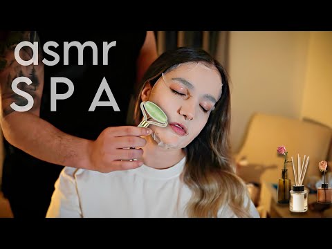 asmr me hacen MIMOS, MASAJE, EXFOLIACIÓN, PEINADO en persona para DORMIR ASMR REAL Ale ASMR :)